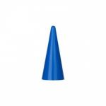 Spielfigur Kegel - stapelbar - blau - Kunststoff - 35 x 15 mm 