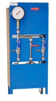 HIGH PRESSURE TEST PANEL WITH DOUBLE ACTING PNEUMATIC TEST PUMP - MID CAPACITY 