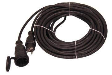 Schuko-Gummikabel 3m, 3x2,5 mm2, H07RN-F3G2,5 