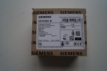 Miniature circuit breaker 400 V 10kA, 3-pole, D, 1 A, D=70mm 