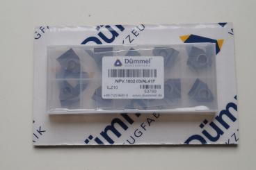 Schneidplatte NPV DIN6885 (leicht/JS9) 