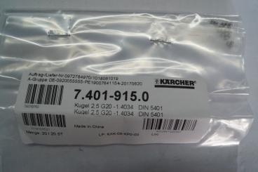 Kugel 2,5 G20-1.4034 DIN5401 