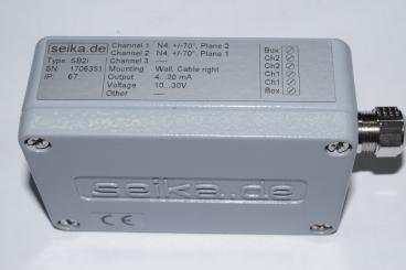 Sensorbox SB2I mit 2 N4 Sensoren, Messbereich: +/-70° 