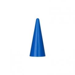 Spielfigur Kegel - stapelbar - blau - Kunststoff - 35 x 15 mm 