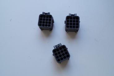 CONNECTOR 16P SWP LIGHT GRAY 