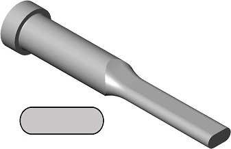 Langlochstempel Form E 