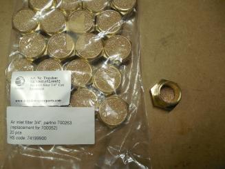 Air inlet filter 3/4" Ceti Suxxesion  