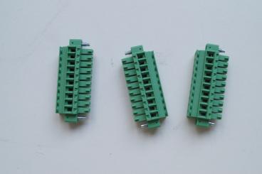 Phoenix Contact Pluggable Terminal Blocks 10 Pos 3.81mm pitch Plug 28-16 AWG Screw 