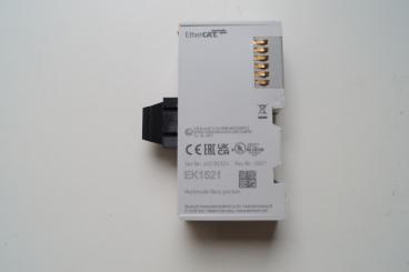1-Port-EtherCAT Multimode LWL Abzweig EK1521 