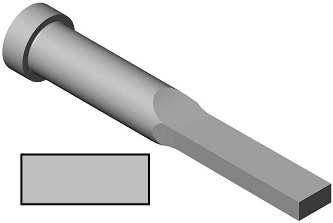 Rechteckstempel Form A 