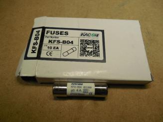 Fuse KFS-B04 10EA 10x38mm 500v 4A 