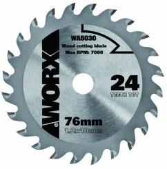 Worx WA5030 Handycut - Ersatzmesser Saw (76 mm, 24 Zähne)  