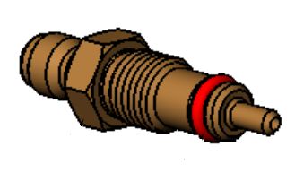 NOZZLE,PUMP AIR FLOW,ENCORE GEN II,SS 