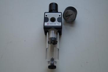 Filterregler »multifix« mit PC-Behälter und Mano C 11-K 10-HA 