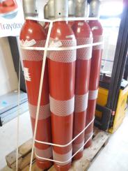 Werksregenerierte Stahlflasche C 40 - LEER 