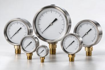 PRESSURE GAUGE SP 311 B2D , 200mm, 1/2_ Gas-M 