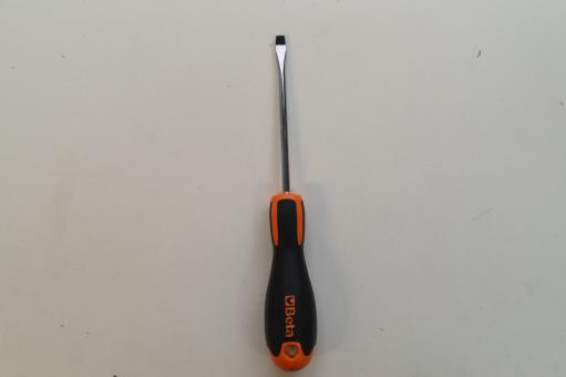 BE 1201E/5,5X100 BETA Schraubendreher Evox für Schlitzschrauben, verchromt, schwarze Spitze 