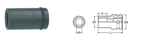 3/4”  Square Drive Double Hex Sockets 