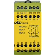 PMD - Monitoring devices PNOZ X3 110VAC 24VDC 3n/o 1n/c 1so 