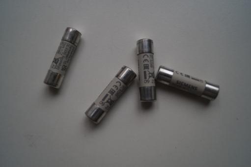 SENTRON, cylindrical fuse link, 10 x 38 mm, 20 A, gG, Un AC: 500 V 