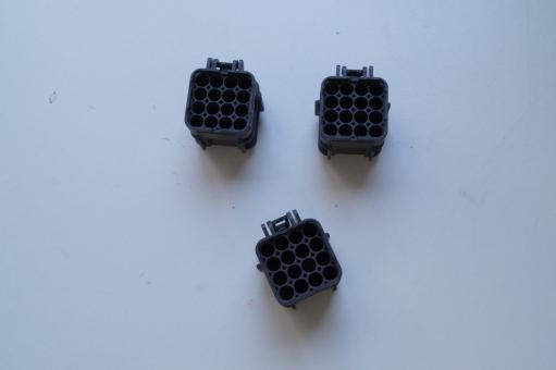 CONNECTOR 16P SWP LIGHT GRAY 
