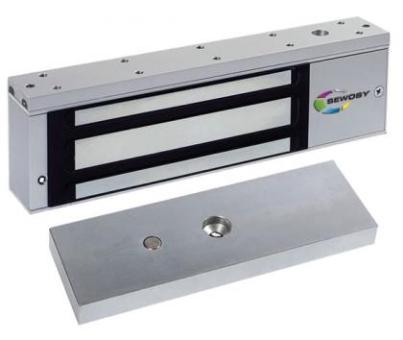 Flächenhaftmagnet aP 500 DaN 12-24V DC + Hall-Sensor + LED 