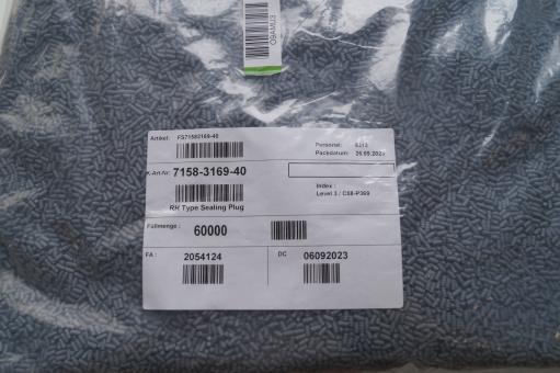 CAVITY SEAL / BLIND PLUG L.GRY 