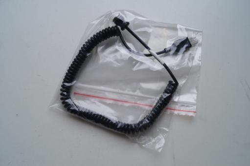 Magnetic temperature sensor, max 240°C, 2.0m (black) spiral 