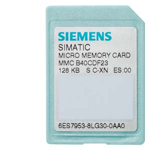 SIMATIC S7, MICRO MEMORY CARD FUER S7-300/C7/ET 200, 3,3 V NFLASH, 128 KB 