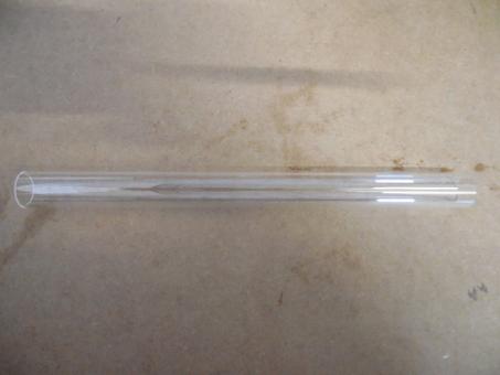 Quartz Tube Open Both Ends 23 OD x 20 ID x 284 L 