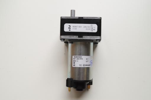 Gleichstrommotor 24V DC i=125  21U/min 