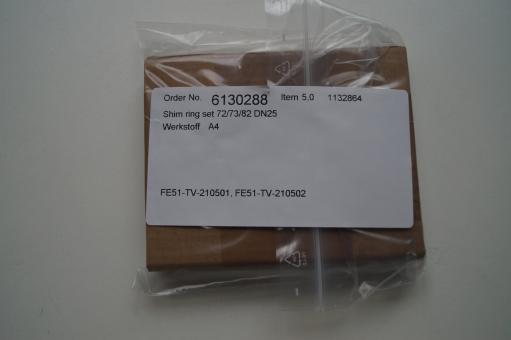 Shim ring set 72/73/82 