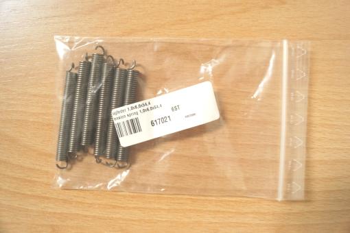 Zugfeder 1,0x6,0x54,4 