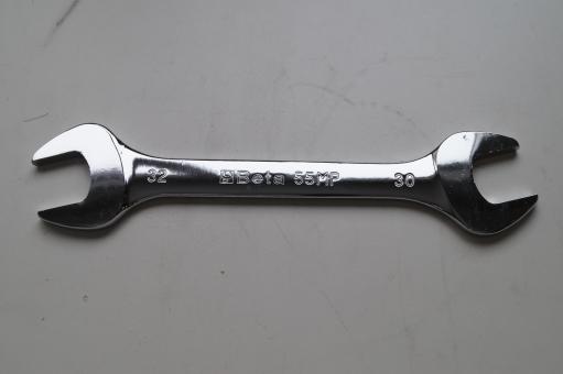 BE 55MP/30X32  BETA GABELSCHLÜSSEL VERCHROMT 