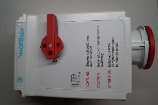 Walther Werke Wandsteckdose 63A 4P 400V 6h IP44 