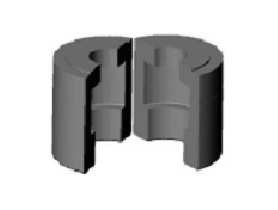 Stempelaufnahme f. Rund- u. Formstempel 