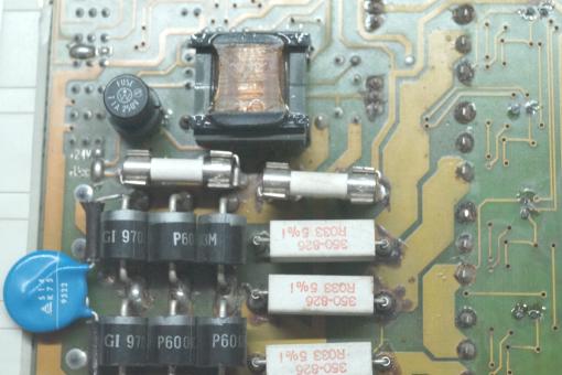 Transistorregler 60V, 8A, Auslaufmodell incl. Netzteil + Ballastschaltung 