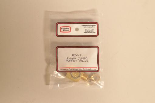 3-Way Valve, Normally-Closed, 1/8" NPT 