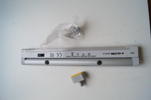 New Elfin linear led ceiling light, 110-240v ac, 50/60hz, 200 lm, l 203 mm, with connector 