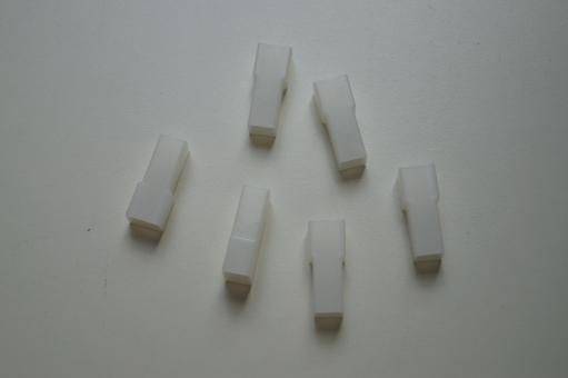 Fastin-Faston Flachsteckergeh. 6,3mm 1 polig natural 